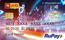 Virtual Debit Card Through PNB ONE