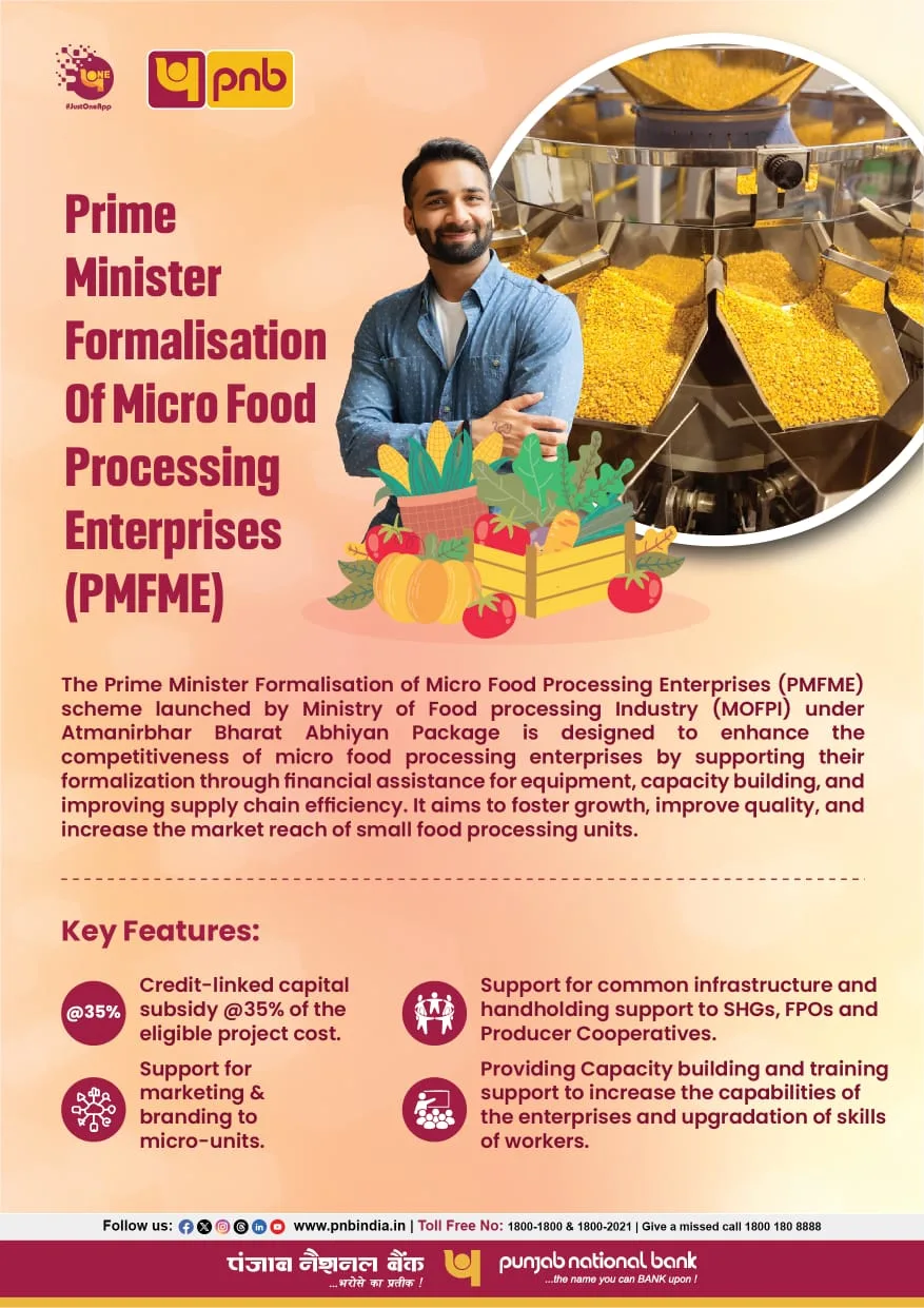 Prime Minister Formalisation of Micro Food Processing Enterprises